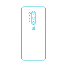 Digital Oneplus Phones Oneplus 8 Pro Ink Contour Svg Vector, Free Vectors File